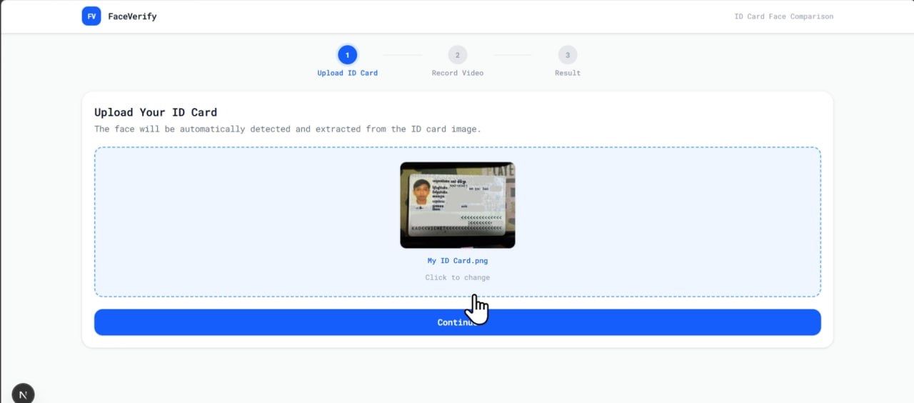 AI-Powered Face Verification: Bridging Video and ID Authentication
