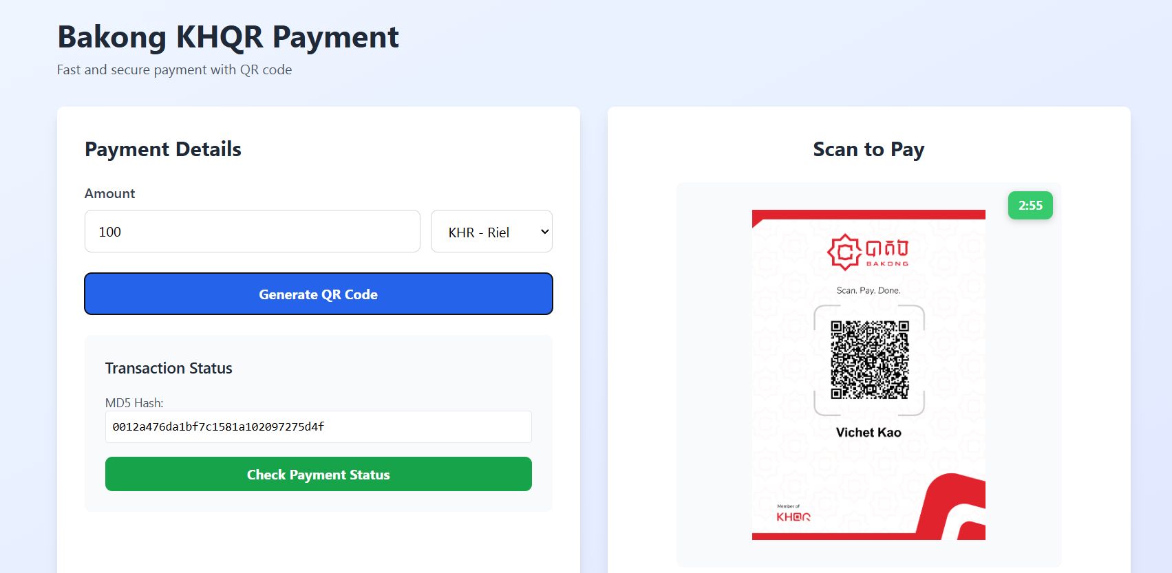 Bakong KHQR Payment Gateway: Orchestrating Local Digital Payments