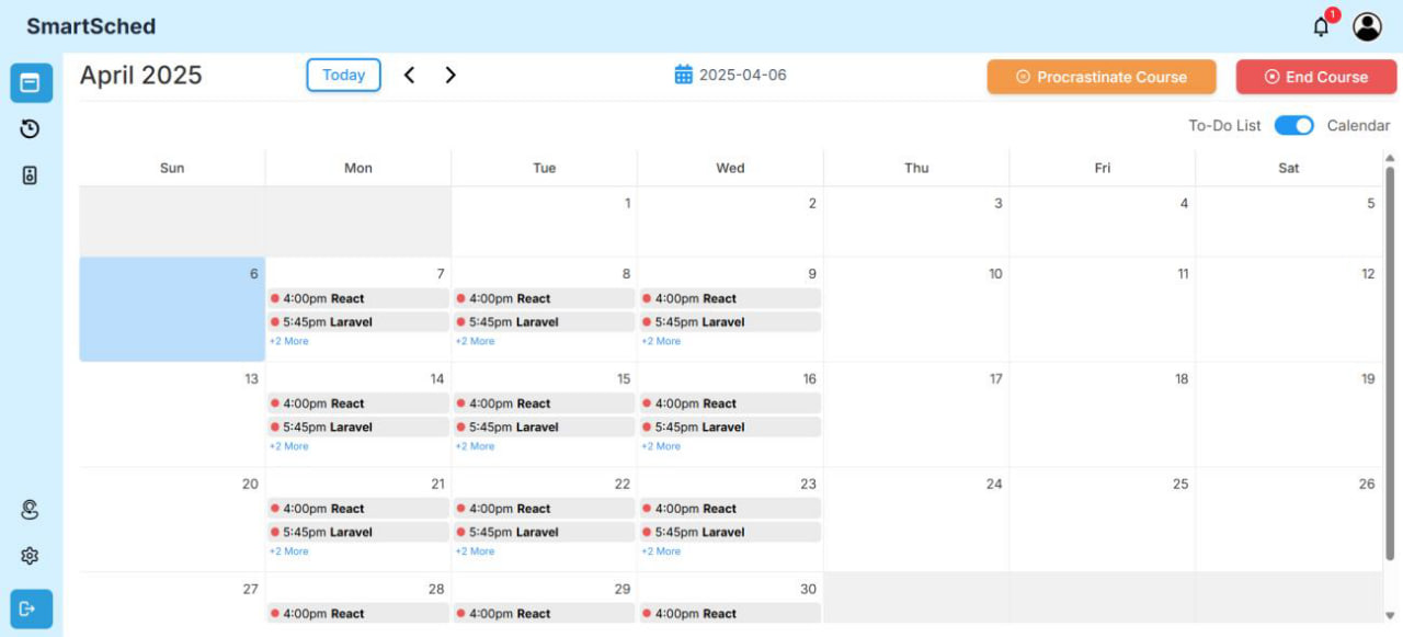 Smart Sched (Study Schedule Generator)